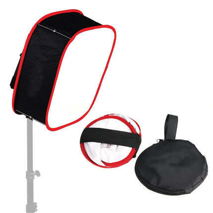 Universal Portabl Collapsible LED Video Light Softbox Diffuser for Yongnuo Godox Photographic Lighting-garmade.com