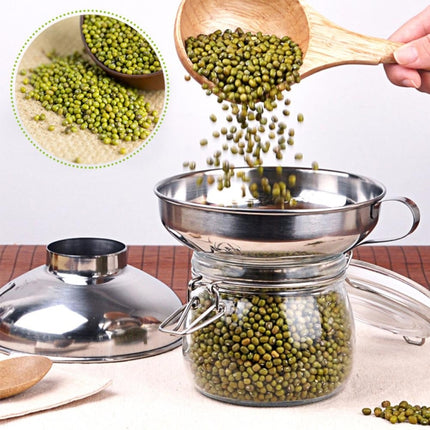Household Kitchen 304 Stainless Steel Large Caliber Small Food Funnel-garmade.com
