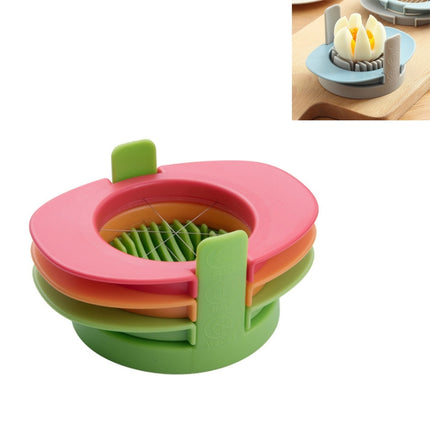 3 in 1 Multifunctional Egg Cutter Half-cut Egg Tool(Colorful)-garmade.com