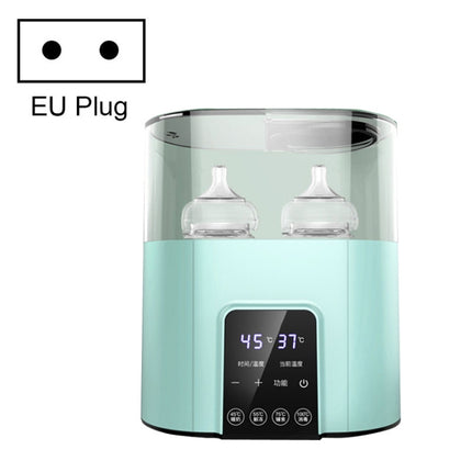 NUBITE N20 2 In 1 Double Bottle Warmer Sterilization Machine, Plug Specifications:, Plug Type:EU Plug(Green)-garmade.com
