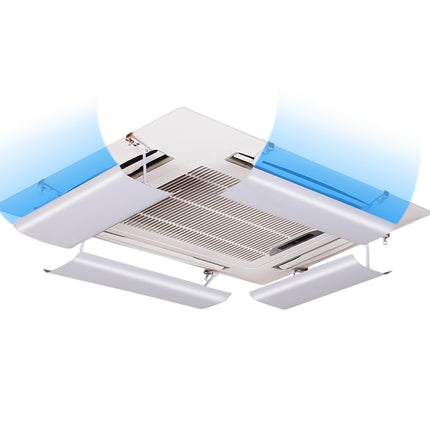 54cm Single Piece Central Air Conditioning Wind Deflector Shield Air-Conditioning Anti Direct Blowing Wind Deflector Board-garmade.com
