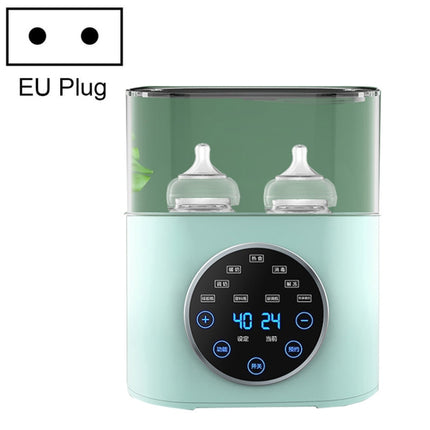 NUBITE N20 2 In 1 Double Bottle Warmer Sterilization Machine, Plug Type:EU Plug(Green)-garmade.com