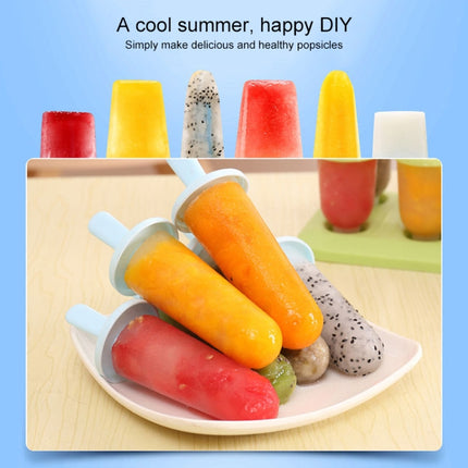 Summer DIY Creative Ice Making Box Popsicle Ice Cream Mould, Style:Popsicle(Green)-garmade.com