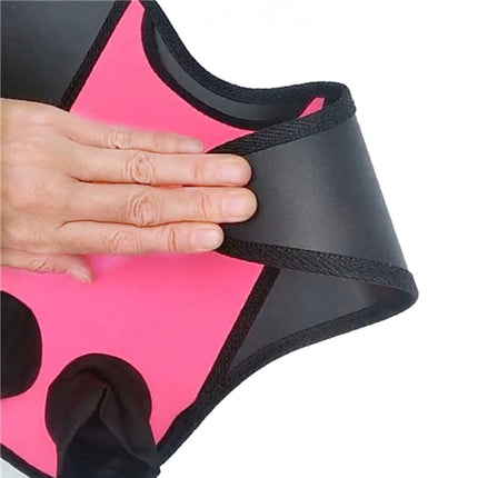 2 PCS Fish Tail Shaped Fins Swimming Training Equipment Snorkeling Flippers, Size: Adult(Black)-garmade.com