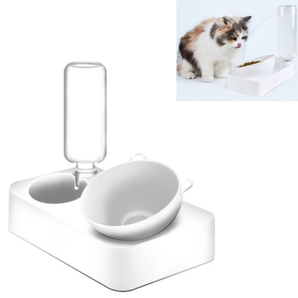 Pet Bowl Anti-tipping Automatic Drinking Water Feeding Bowl, Size:Small-garmade.com