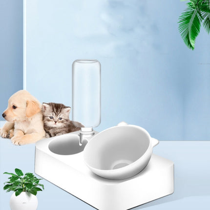 Pet Bowl Anti-tipping Automatic Drinking Water Feeding Bowl, Size:Small-garmade.com