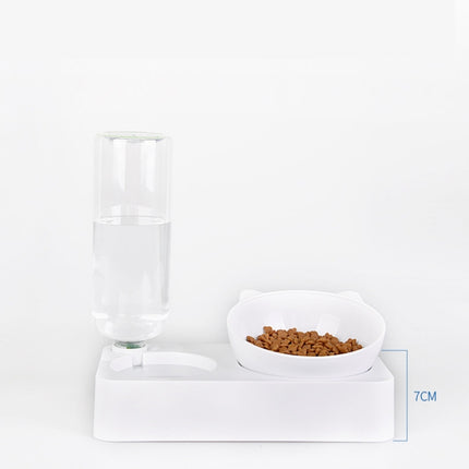 Pet Bowl Anti-tipping Automatic Drinking Water Feeding Bowl, Size:Large-garmade.com