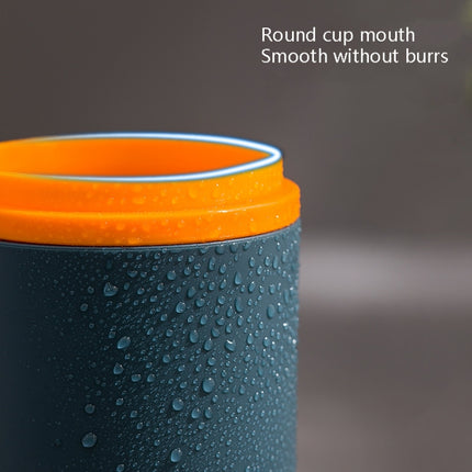 2 PCS Portable Wash Cup Travel Toothbrush Storage Box Mouthwash Cup(Ocean Blue)-garmade.com