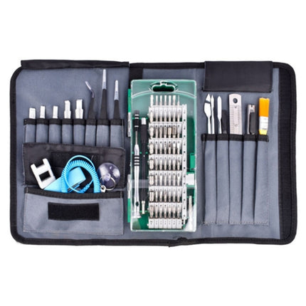 Portable Cloth Bag Mobile Phone Disassembly Maintenance Tool Multi-function Combination Tool Screwdriver Set(Green)-garmade.com