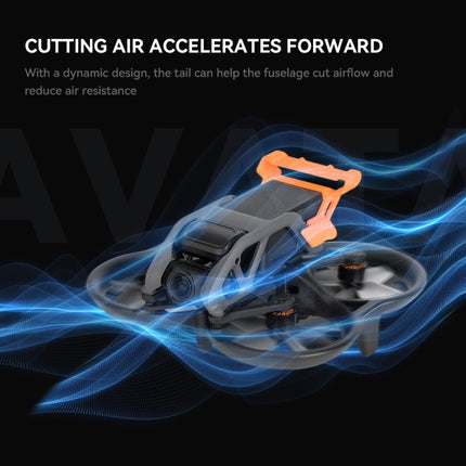 For DJI Avata RCSTQ 1379600 Battery Quick Release Flight Tail UAV Accessories(Orange)-garmade.com