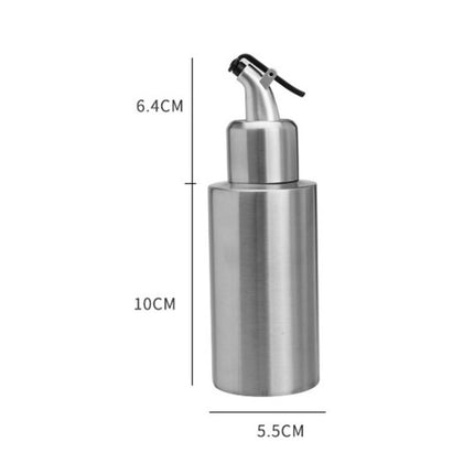 Cylindrical Seasoning Bottle Stainless Steel Oil Pot, Capacity:250 ml(B)-garmade.com