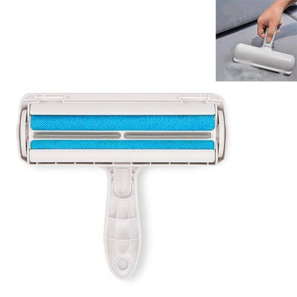 Automatic Hair-removing Double-sided Brushing Device Bed Sheet Sofa Pet Hair Sticking Device(Blue)-garmade.com