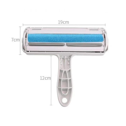 Automatic Hair-removing Double-sided Brushing Device Bed Sheet Sofa Pet Hair Sticking Device(Blue)-garmade.com