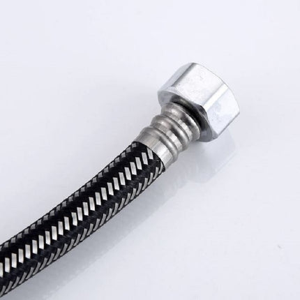 8 PCS 304 Stainless Steel Metal Weave High-pressure Explosion-proof Hot And Cold Water Inlet Hose, Size:40 cm-garmade.com