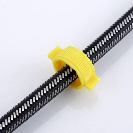 8 PCS 304 Stainless Steel Metal Weave High-pressure Explosion-proof Hot And Cold Water Inlet Hose, Size:60 cm-garmade.com