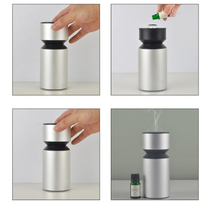 Car Essential Oil Diffuser Hardware Aromatherapy Machine Cold Fragrance Instrument(Silver)-garmade.com