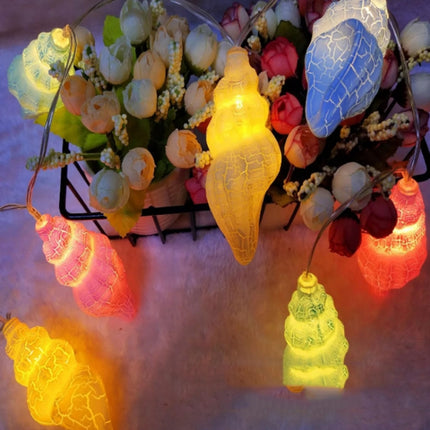 2m 20 LEDs Small Conch Creative LED Light String Home Room Holiday Decoration(Warm White Light )-garmade.com