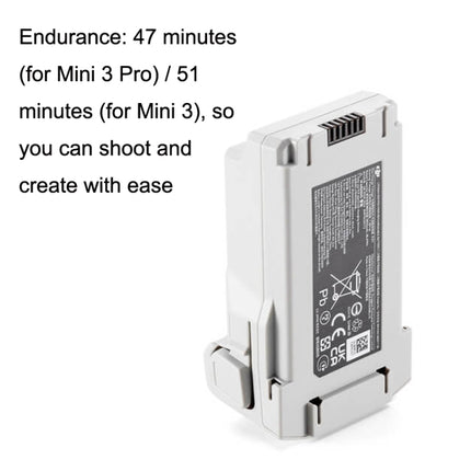Original DJI Mini 3 Pro / Mini 3 Long Life Smart Flight Battery(White)-garmade.com