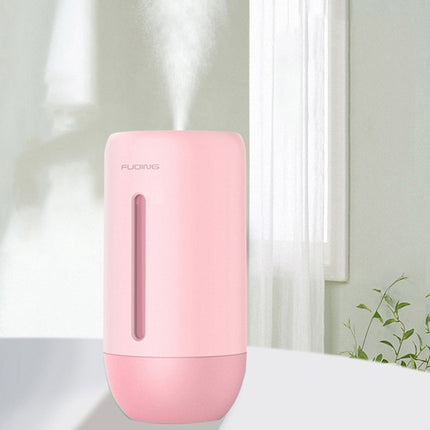 FUQINS Water Cup Mini Air Humidifier USB Colorful Night Light Car Home Silent Aromatherapy Diffuser(Pink)-garmade.com