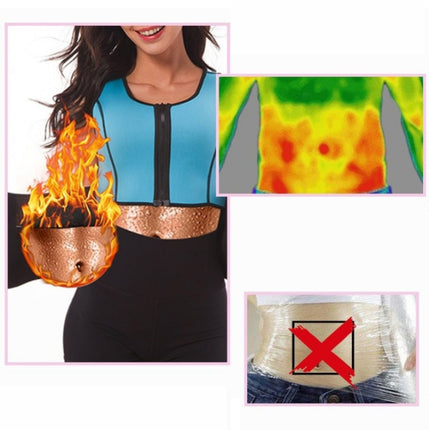 Neoprene Corset Yoga Vest Sweat Suit Postpartum Belly Belt, Size:XXL(Rose Red)-garmade.com