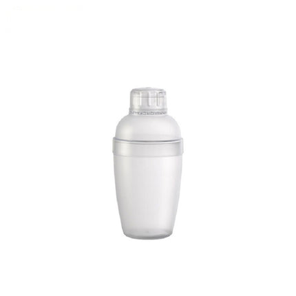 3 PCS Shaker Cup PC Oz Cup Shaker With Scale Shaker Shaker Milk Teapot Juice Jug, Size:350ml, Style:Ordinary Transparent-garmade.com