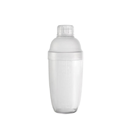 3 PCS Shaker Cup PC Oz Cup Shaker With Scale Shaker Shaker Milk Teapot Juice Jug, Size:700ml, Style:Ordinary Transparent-garmade.com