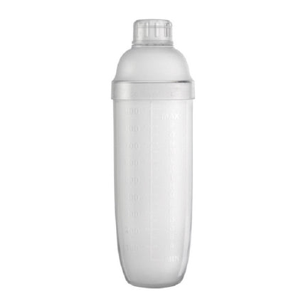 3 PCS Shaker Cup PC Oz Cup Shaker With Scale Shaker Shaker Milk Teapot Juice Jug, Size:1000ml, Style:Ordinary Transparent-garmade.com