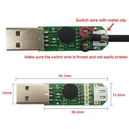 USB Switch Cable Keyboard Mouse Custom Shortcut Keys, Style:1 Switch-garmade.com