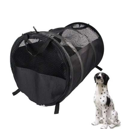 Pet Car Bag Foldable Car Pet Cushion Back Seat Tent, Specification: Large(Black)-garmade.com