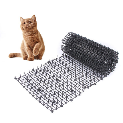 L 400x28cm B21307 Garden Flower Anti-Cat Net Plastic Thorn Pad Drive Cat Net-garmade.com