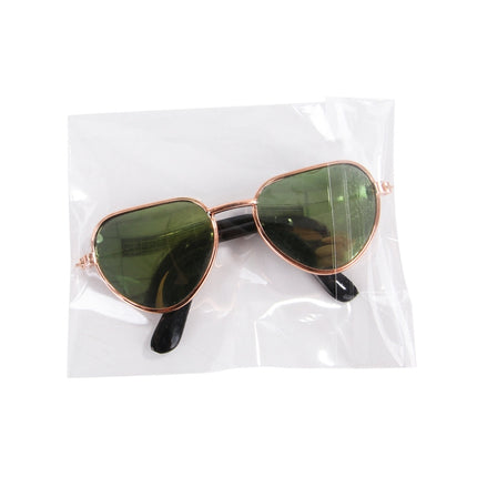 4 PCS Creative Pet Accessories Dog Cat Polarized Light Sunglasses(Dazzling green)-garmade.com