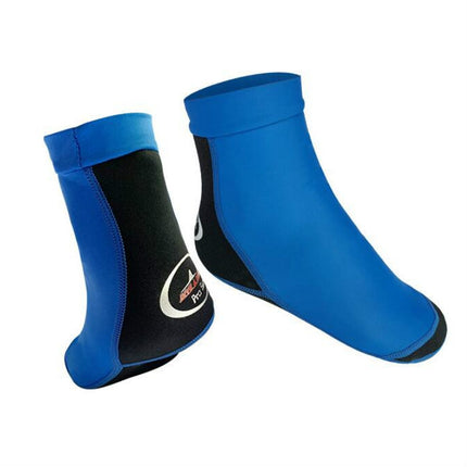 DIVE & SAIL 1.5mm Neoprene + Nylon Snorkeling Socks Diving Socks Anti-slip Anti-scratch Beach Socks, Size:S (33-35)(Men Blue)-garmade.com