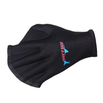 DIVE&SAIL DG-009 Swimming Flippers 2mm Diving Gloves, Size: One Size(Black)-garmade.com