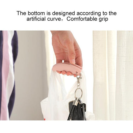 Silicone Anti-stroke Handle Effort-saving Bag Carrier Plastic Bag Shopping Bag Handle Lifter(Pink)-garmade.com