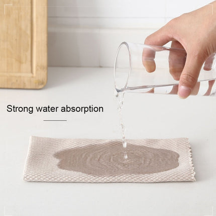 Fish Scale Lattice Kitchen Cleaning Without Watermark Rags Housework Water Absorption Lint-free Cleaning Rag Random Color Delivery-garmade.com