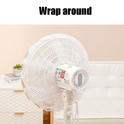 10 PCS Cartoon Children Safety Electric Fan Cover All-inclusive Mesh Fan Protection Net Anti-pinch Hand Cover, Specification: 16 Inch(Sun Flower)-garmade.com