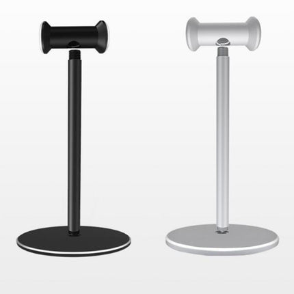 Head-mounted Metal Earphone Holder Internet Cafe Desktop Display Stand(Black)-garmade.com