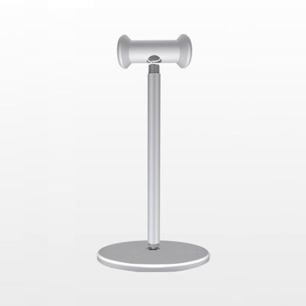 Head-mounted Metal Earphone Holder Internet Cafe Desktop Display Stand(Silver)-garmade.com