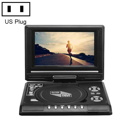 7.8 inch Portable DVD with TV Player, Support SD / MMC Card / Game Function / USB Port(US Plug)-garmade.com