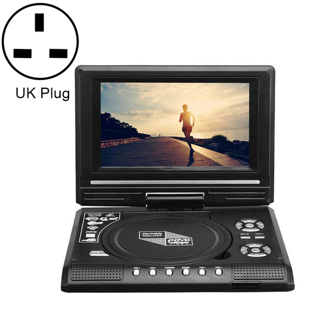 7.8 inch Portable DVD with TV Player, Support SD / MMC Card / Game Function / USB Port(UK Plug)-garmade.com