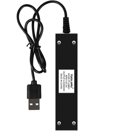 10 PCS USB 18650 Battery Single Slot Holder Charger with Flashlight Function-garmade.com