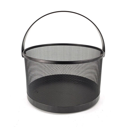 Portable Wrought Iron Kitchen Sundries Storage Basket Fruit And Vegetable Drain Basket, Specification: Small-garmade.com