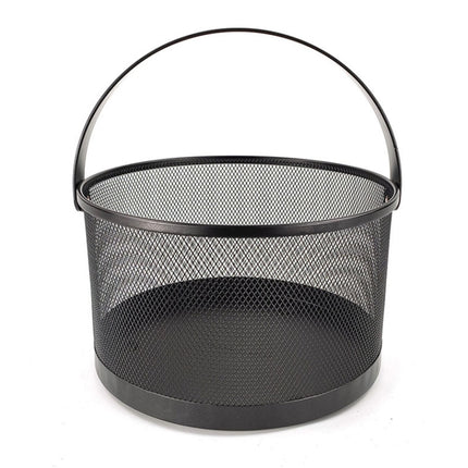 Portable Wrought Iron Kitchen Sundries Storage Basket Fruit And Vegetable Drain Basket, Specification: Medium-garmade.com