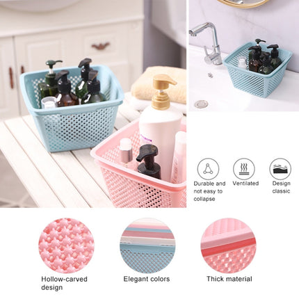 3 PSC Plastic Storage Basket Household Goods Hollow Drain Basket Kitchen Vegetable Washing Fruit Storage Basket Random Color Delivery-garmade.com