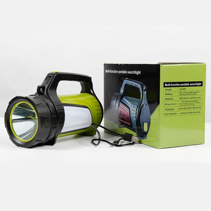 KINSACH Camping Light Outdoor Waterproof Multifunctional Portable Searchlight, Style:7028M(Green)-garmade.com