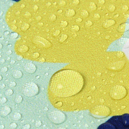 Illustration Folding Black Glue Sun Umbrella Tri-fold Sunny Rain Umbrella, Style:Manual(Fanghua)-garmade.com