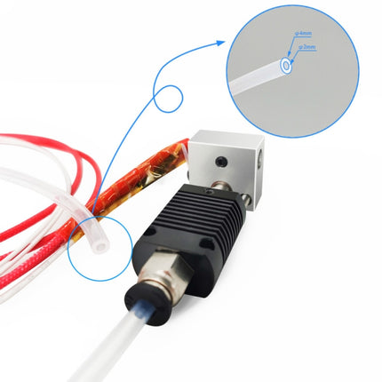 Anet ET4 Hot-end Extrusion Head Adaptor with Heating Rod Thermistor 3D Printer Extrusion Head Kit(As Show)-garmade.com
