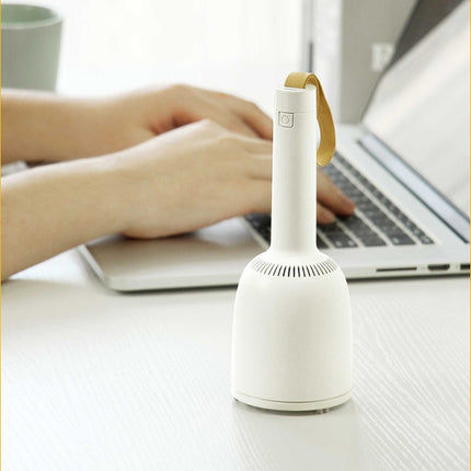Mini Portable Desktop Vacuum Cleaner Household Cleaning Machine Computer Keyboard Dust Remover(White)-garmade.com
