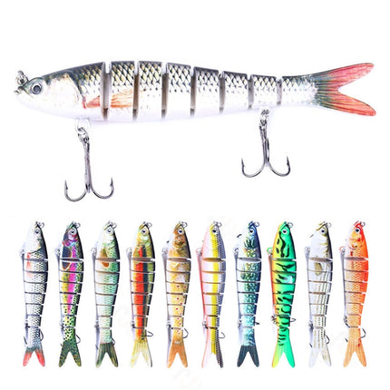 Luya Knotty Fish Plastic Bionic Hard Bait Sea Fishing Fake Bait, Colour: JM034-1-garmade.com