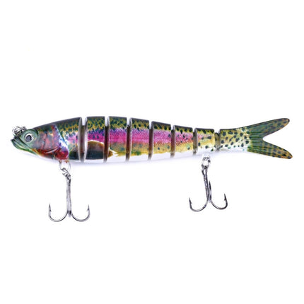 Luya Knotty Fish Plastic Bionic Hard Bait Sea Fishing Fake Bait, Colour: JM034-2-garmade.com